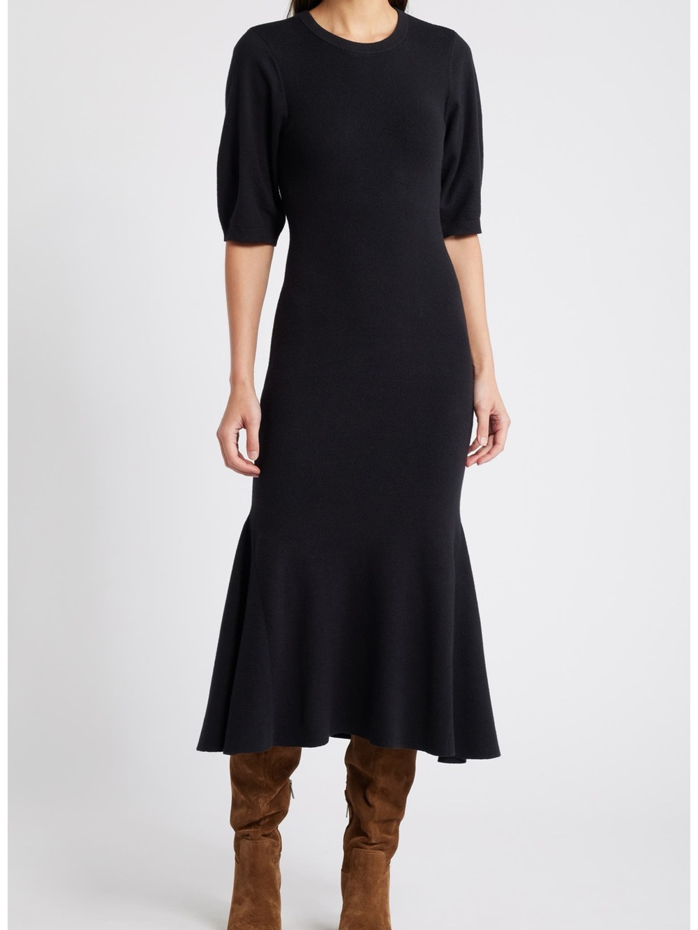 Treasure and Bond Pima Cotton Blend Sweater Dress